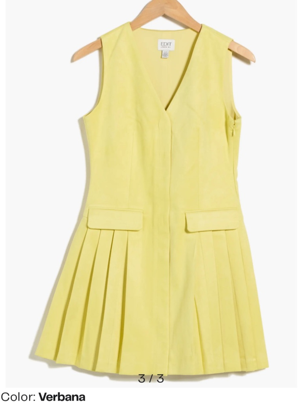 Edit by Jason Wu via neck drop waist dress